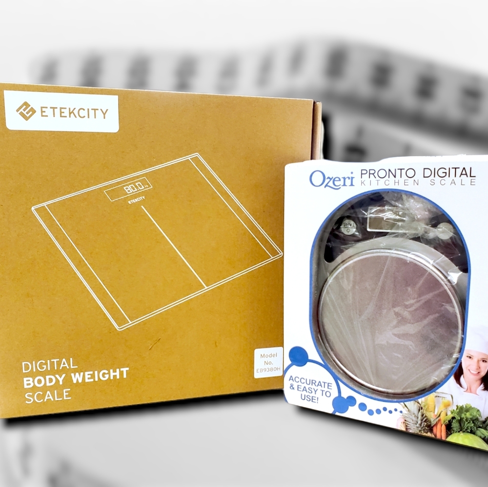 Weight Scale & Food Scale Combo